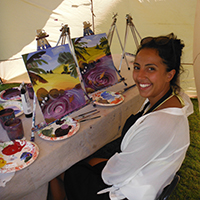 maui resort art party